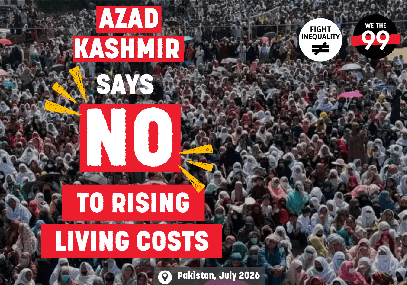 Demos in Pakistan protesting the rising cost of living.