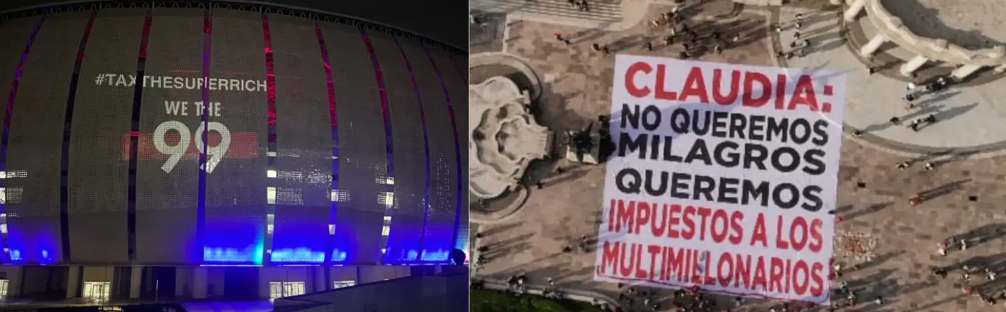 Two continents, one demand: call time on extreme wealth, austerity